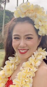 フラサークル Laule’a 代表、Hula ‘Īlaniwai 所属 小田 祐巨子（おだ ゆきこ）